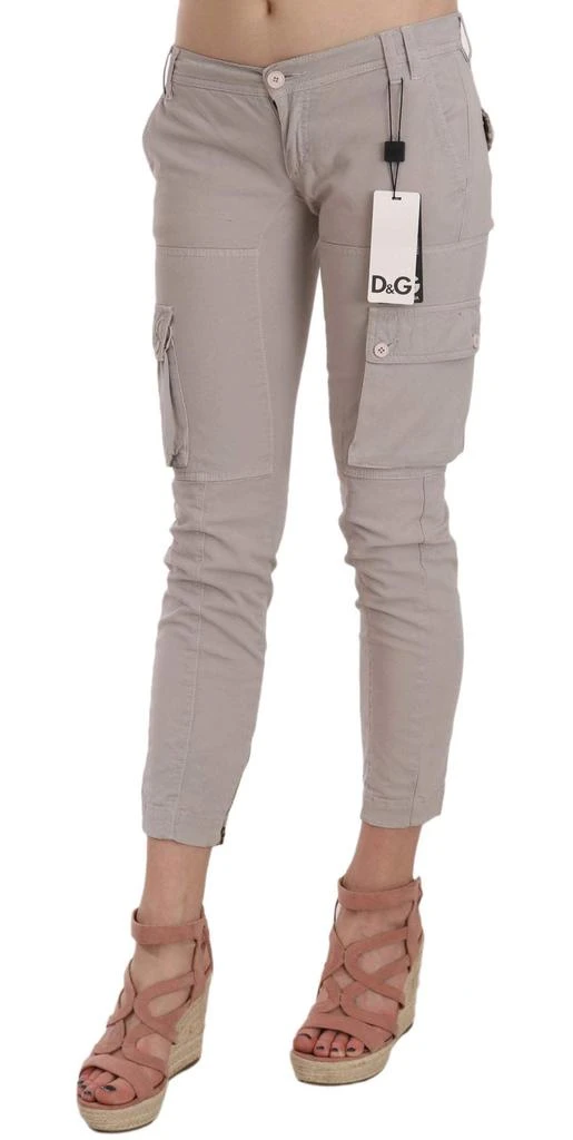 Dolce 
Gabbana Dolce 
Gabbana Casual Fitted Khaki Trousers Pants 4