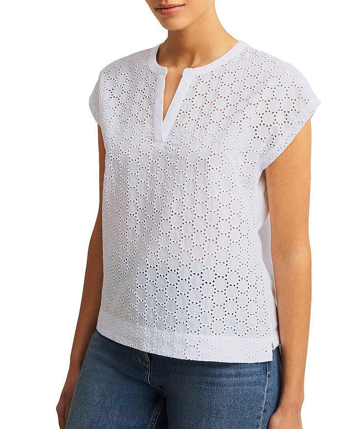 ホブズ HOBBS SONYA PRINTED TOP （PINK IVORY） HOBBS LONDON Sonya Printed Top Pink-Ivory S - Free Shipping
