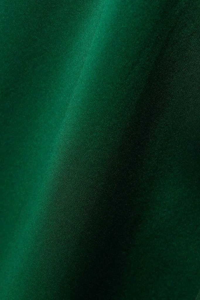 Rodarte Cape-effect appliquéd silk-charmeuse gown 4