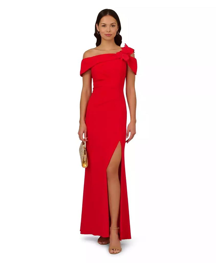 Adrianna Papell Women's Asymmetric Mermaid Dress
