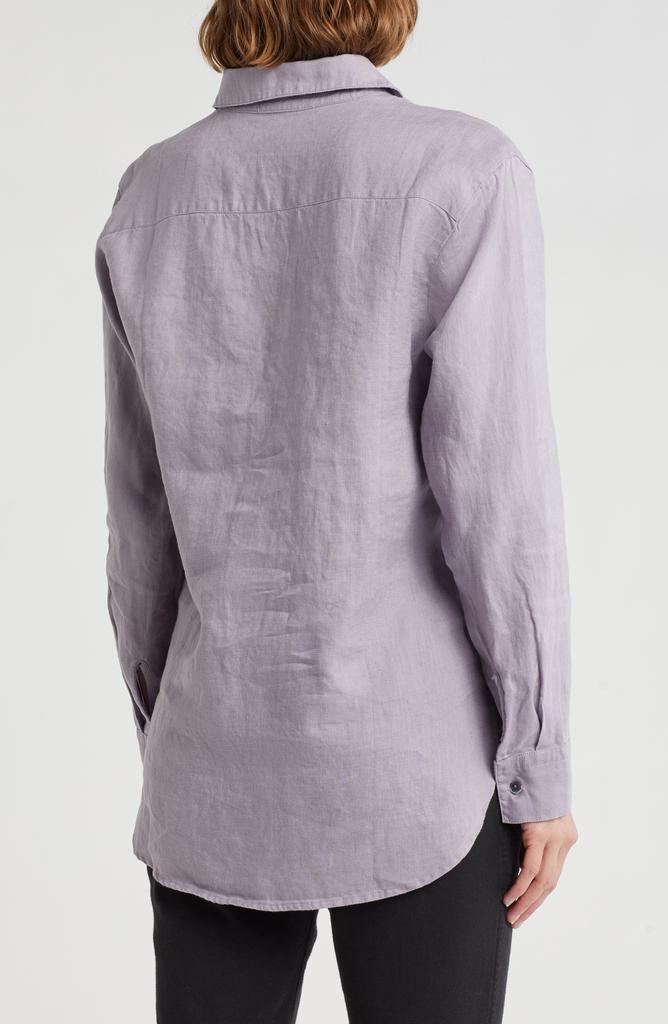 James Perse Linen Button-Up Shirt