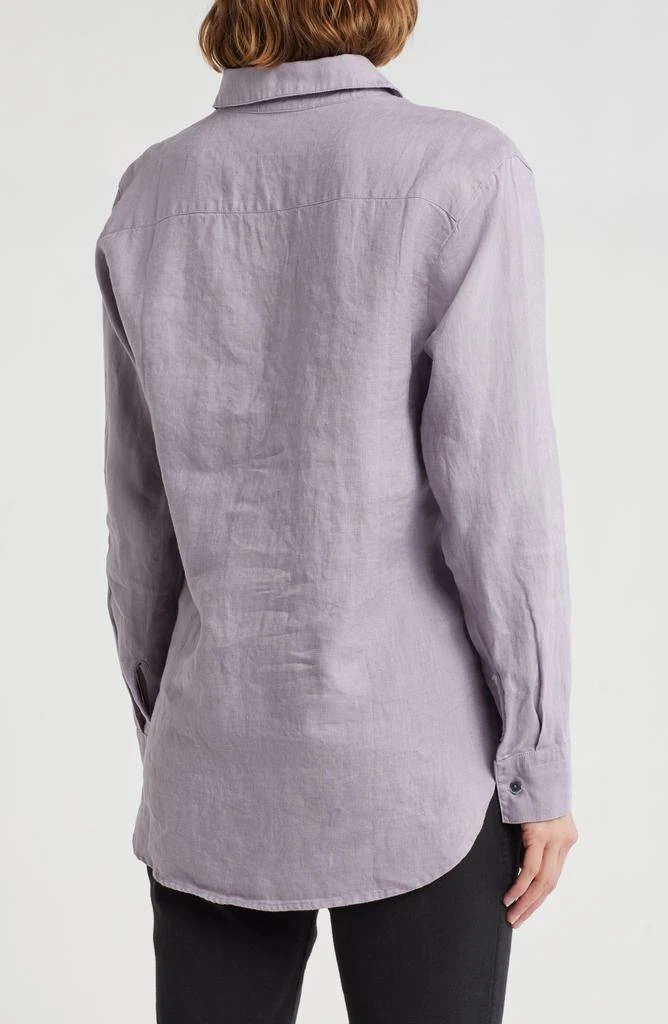 James Perse Linen Button-Up Shirt 2