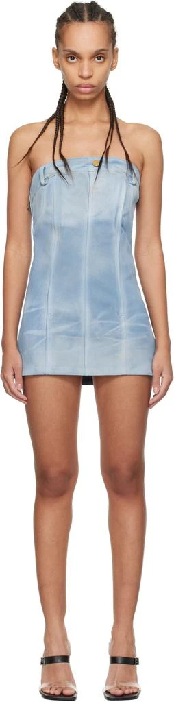 Mowalola Blue MISS SIXTY Edition Denim Minidress 1