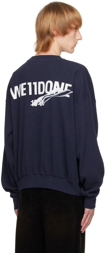 We11done Navy Basic 1506 Sweatshirt 3