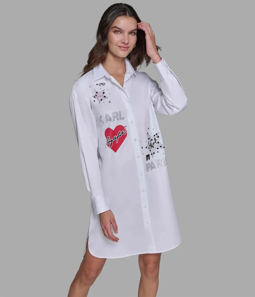 Karl Lagerfeld Paris KARL ROCKSTAR SHIRT DRESS 1