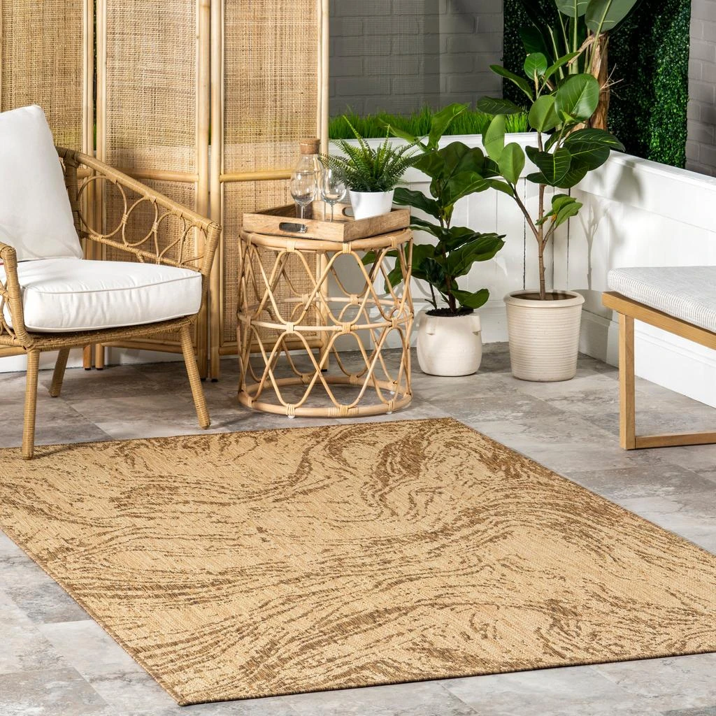 nuLOOM Marsha Contemporary Indoor/Outdoor Area Rug 1