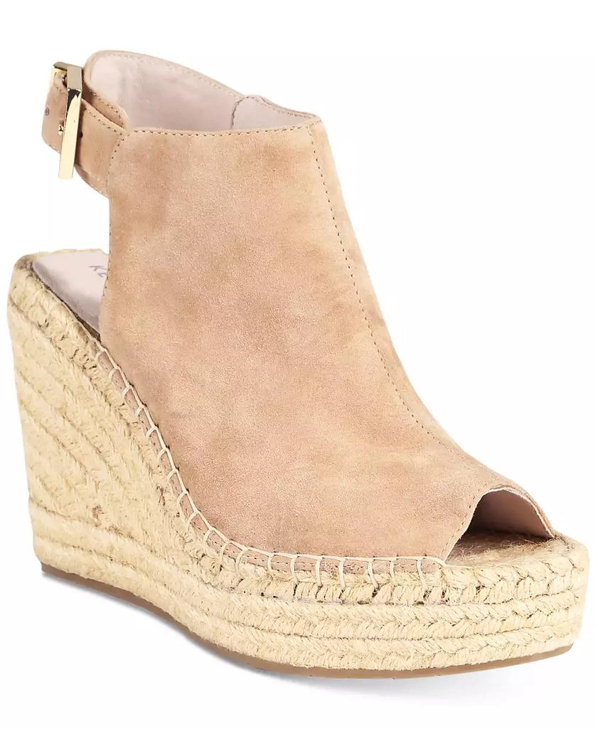 Kenneth Cole Women's Olivia Espadrille Peep-Toe Wedges 1