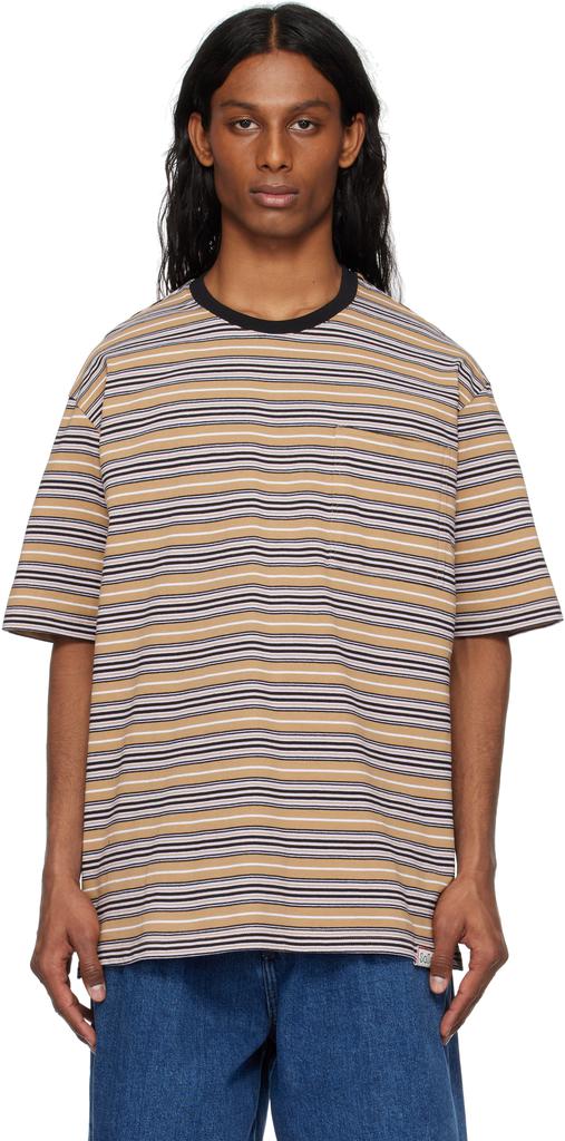 Solid Homme Multicolor Striped T-shirt