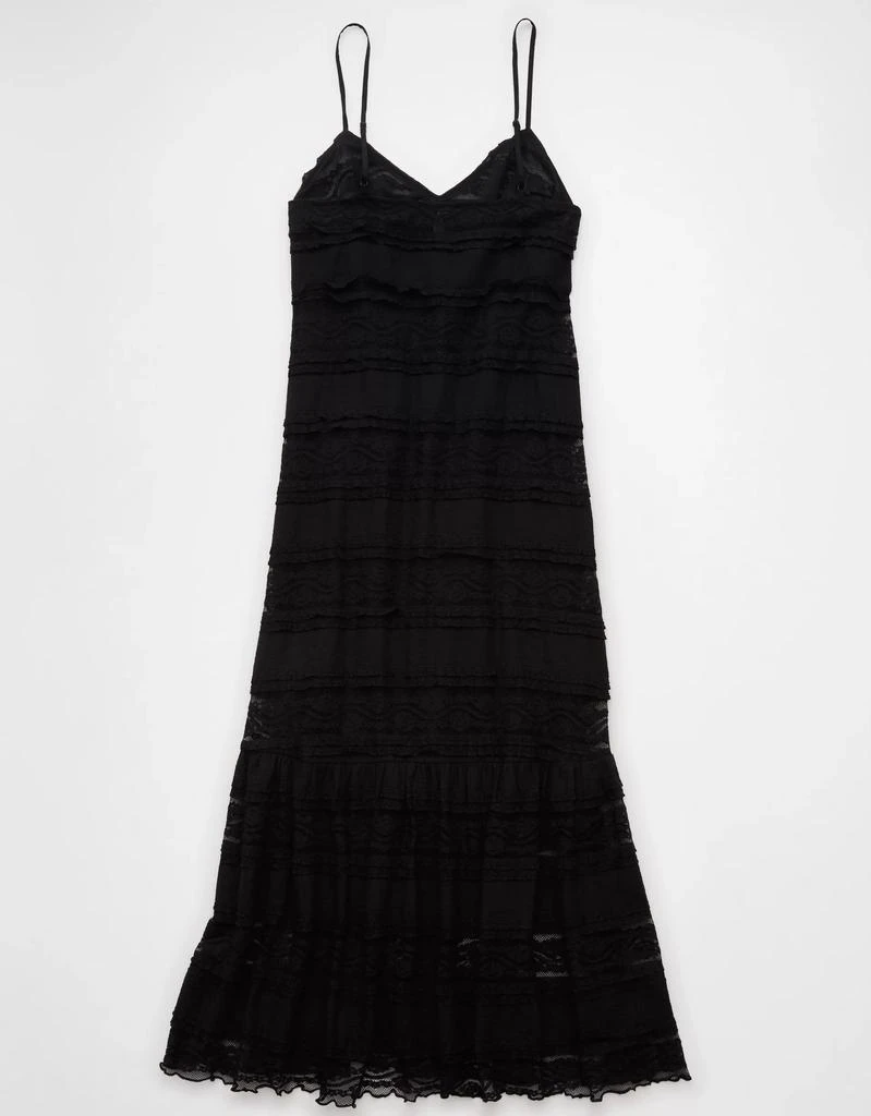 AE AE Lace V-Neck Tiered Midi Dress 4