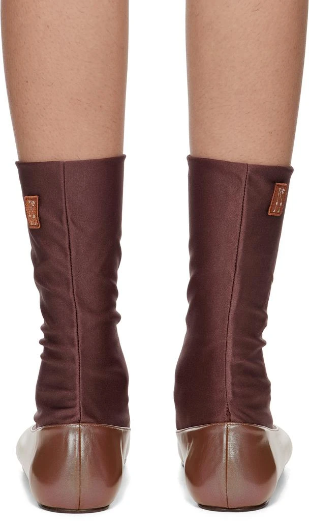Kiko Kostadinov Brown Proxima Short Ballerina Flats 2