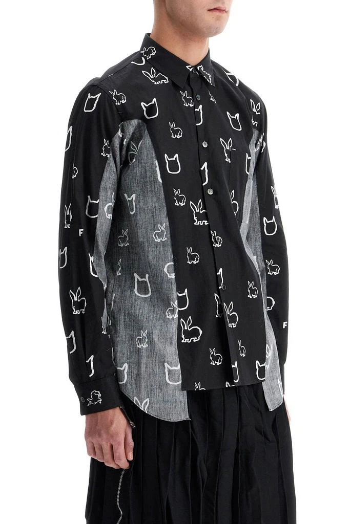 COMME DES GARCONS BLACK "shirt with inside-out 2