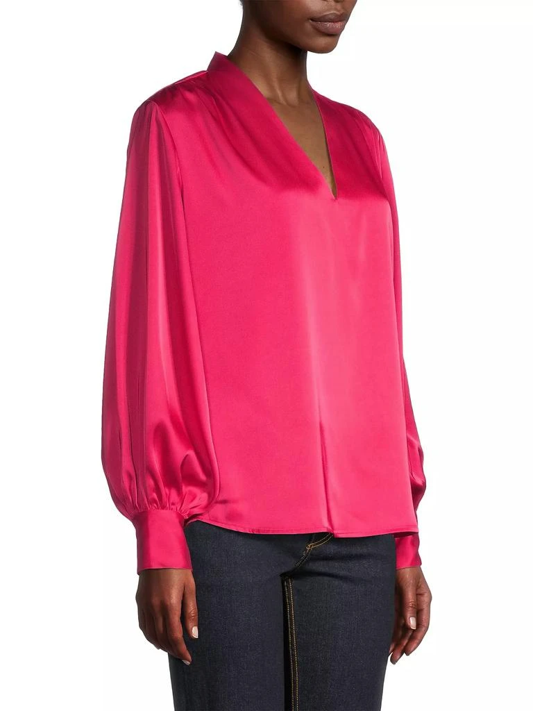 Karmamia Edith V-Neck Satin Blouse 4