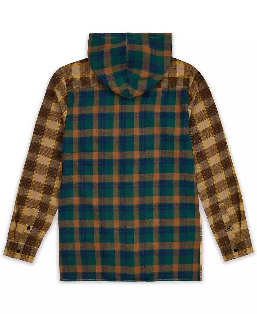 Reason Men's World Is Yours Hooded Flannel Shirt 2