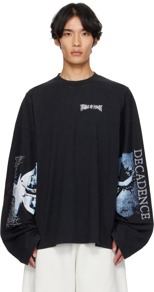 トップス VETEMENTS LIVING LEGEND OVERSSIZED Black Living Legend Oversized T-shirt – On Sale Now with Up to 70