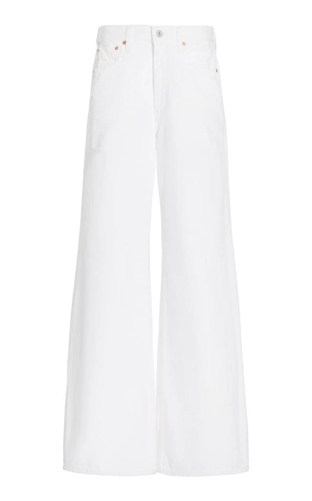 Citizens of Humanity Citizens of Humanity - Paloma Rigid High-Rise Baggy Jeans - White - 29 - Moda Operandi 1