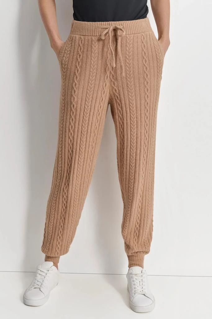 DKNY COZY CABLE SWEATER JOGGER 1