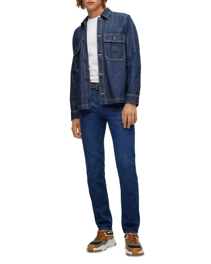 Hugo Boss Maine Regular Fit Jeans in Bright Blue 2