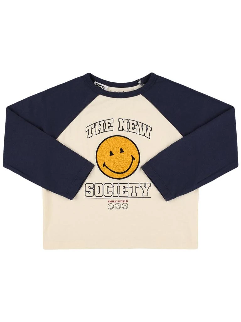 THE NEW SOCIETY Printed Cotton Jersey T-shirt 1