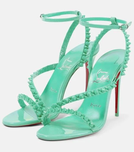 Christian Louboutin Mafaldina Spikes 100 leather sandals 5