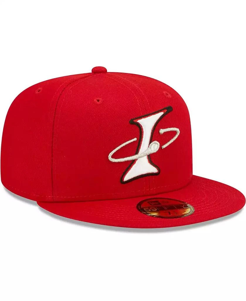 New Era Men's Red Albuquerque Isotopes Alternate Logo Authentic Collection 59FIFTY Fitted Hat 2