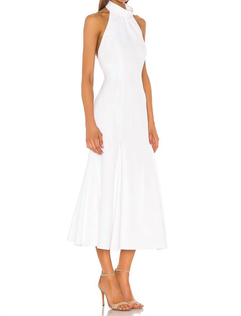 Milly Milly - Cady Penelope High Neck Halter Midi Dress
