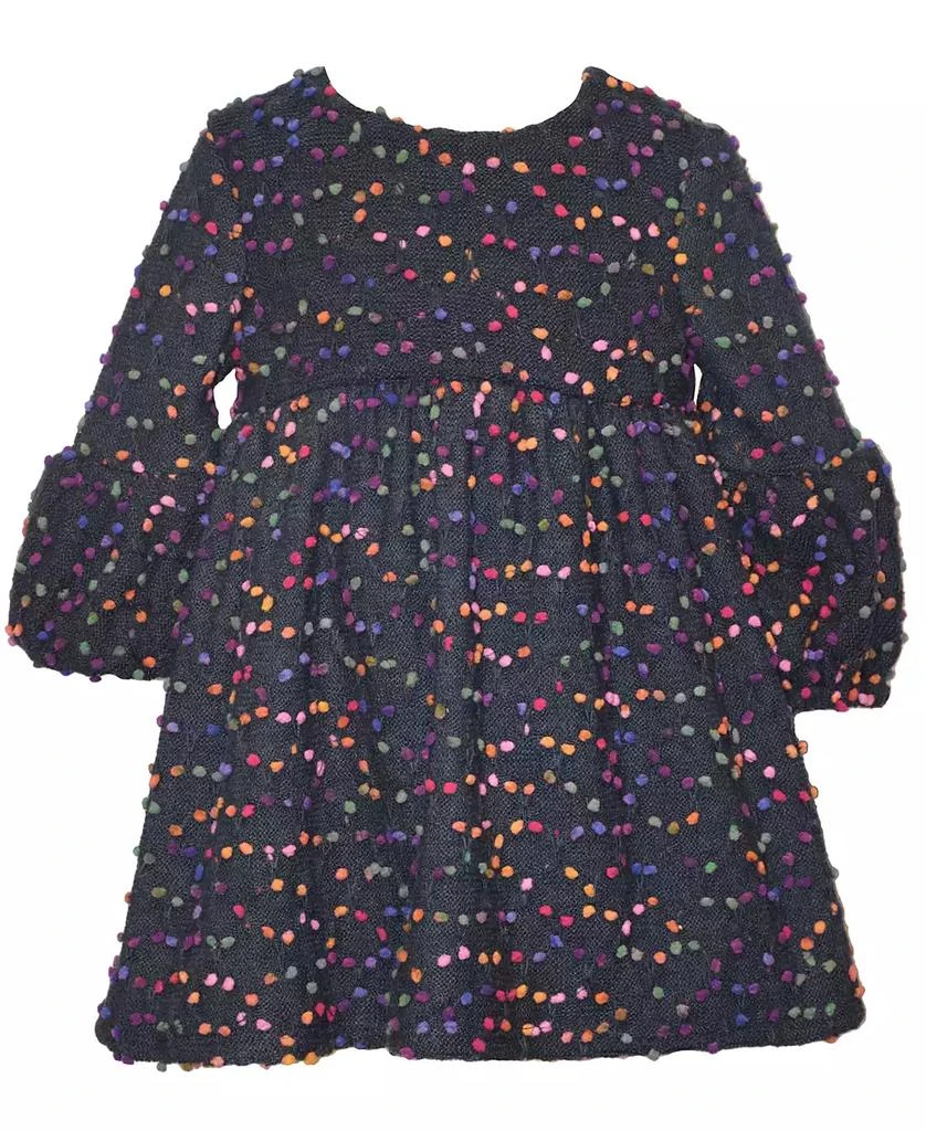 Bonnie Jean Little Girls 3D Confetti Dot Knit Dress 1
