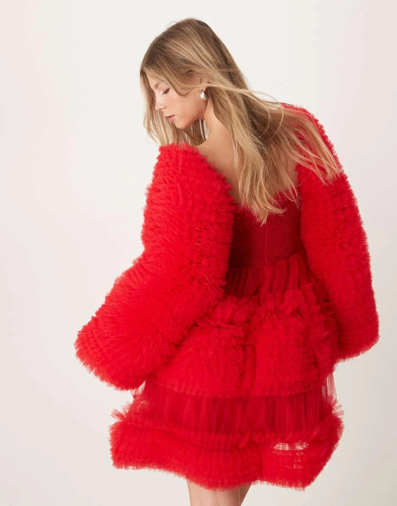 Sister Jane Dream Sister Jane tulle mini dress in red 3
