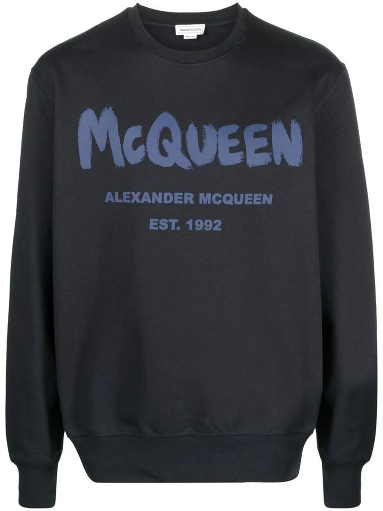 ALEXANDER MCQUEEN ALEXANDER MCQUEEN Logo cotton sweatshirt 1