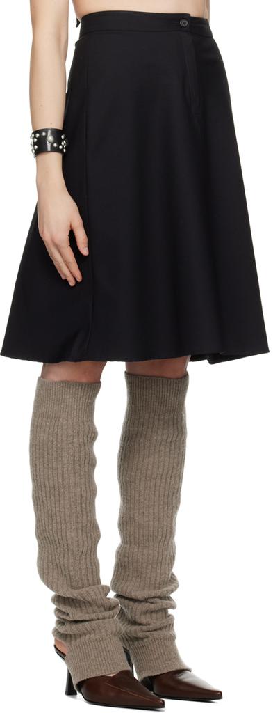 OUR LEGACY Black High-Rise Midi Skirt