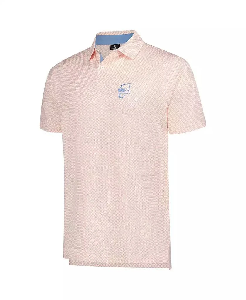 FootJoy Men's White 2025 WM Phoenix Open Irongate Print Lisle Polo Shirt 3
