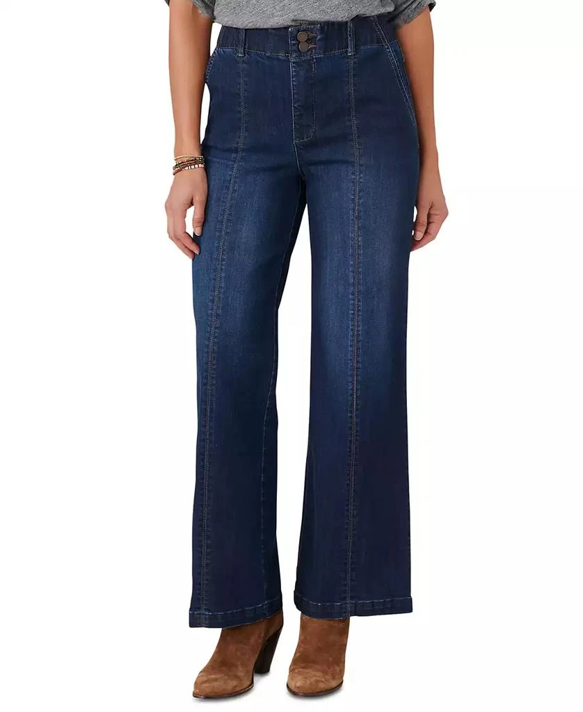 Democracy Women's "Ab" Solution High-Rise Wide-Leg Jeans 1