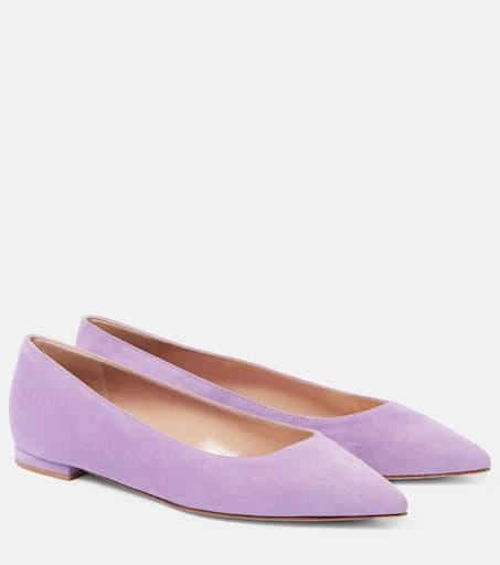 Gianvito Rossi Gianvito suede ballet flats 1