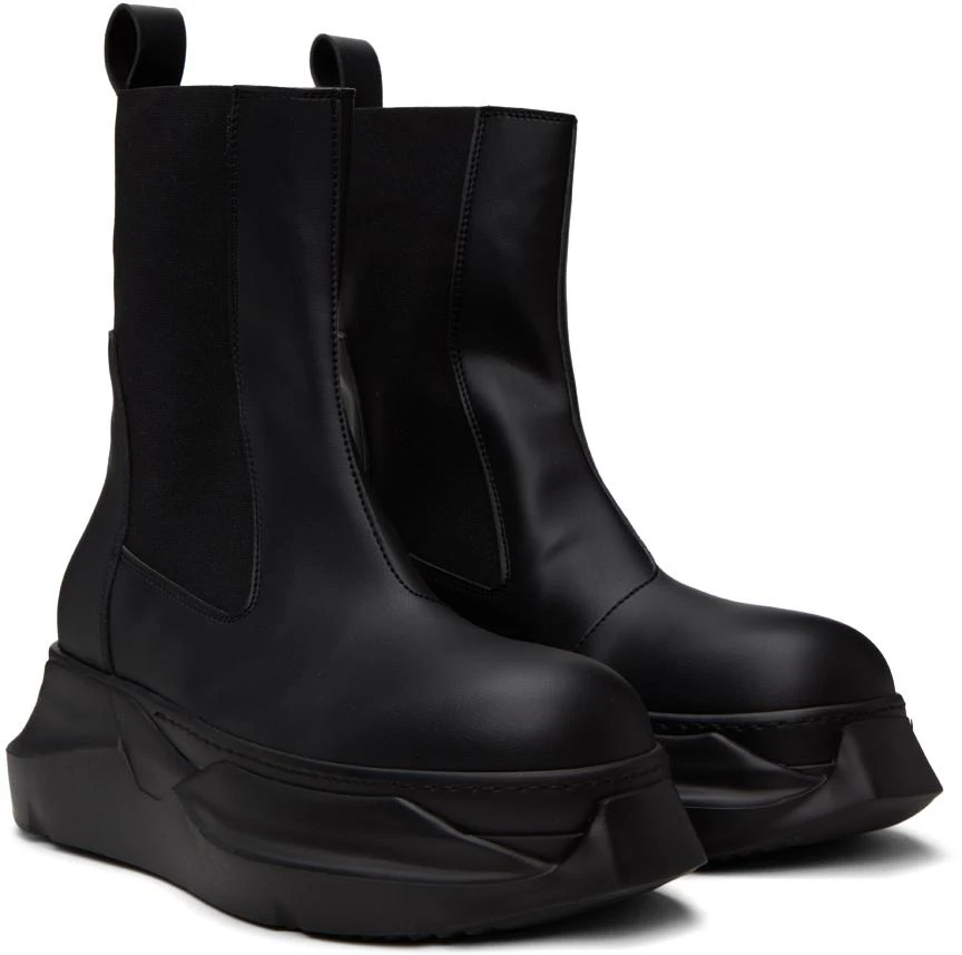 Rick Owens Black Beatle Abstract Boots 4