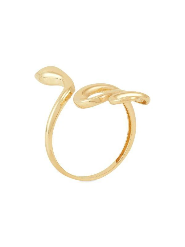 Saks Fifth Avenue 14K Yellow Gold Snake Ring 3