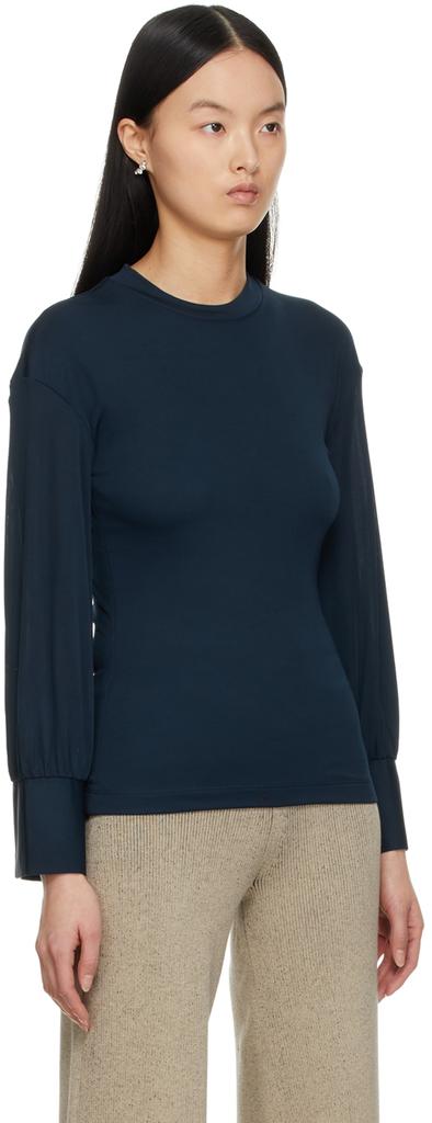 AERON Navy Berlain Pullover