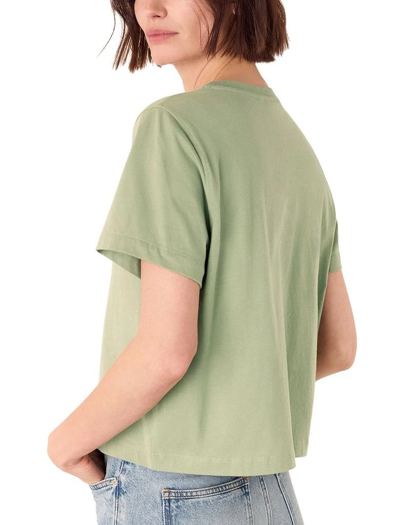 Whistles Round Neck Button Up Tee 3