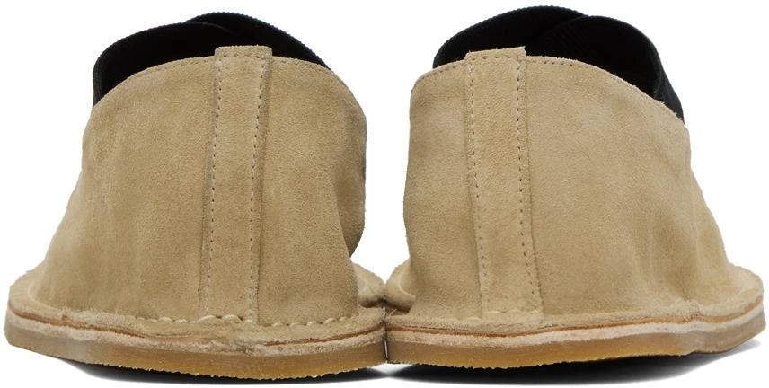 Dries Van Noten Beige Criss-Cross Loafers 2