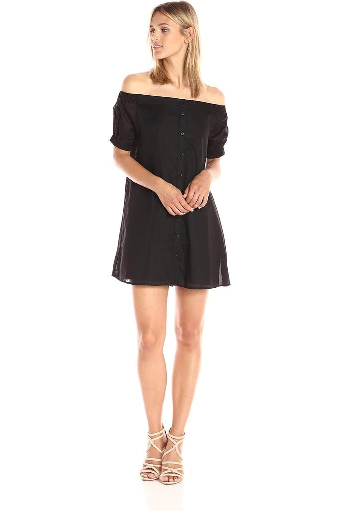 The Fifth Label The Fifth Label Women's Sun Valley Off Shoulder Dress, Black