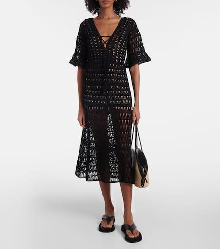 ANNA KOSTUROVA Marissa cotton crochet maxi dress