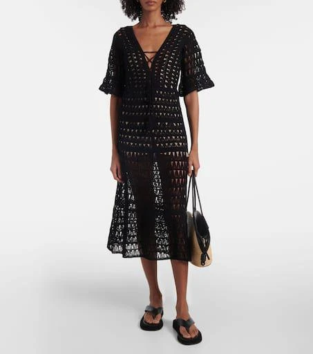 ANNA KOSTUROVA Marissa cotton crochet maxi dress 2