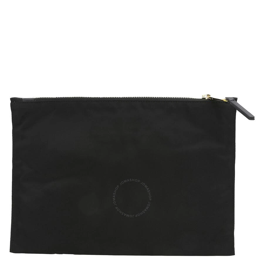 Burberry Medium Kingdom Print Cotton Pouch in Black 3