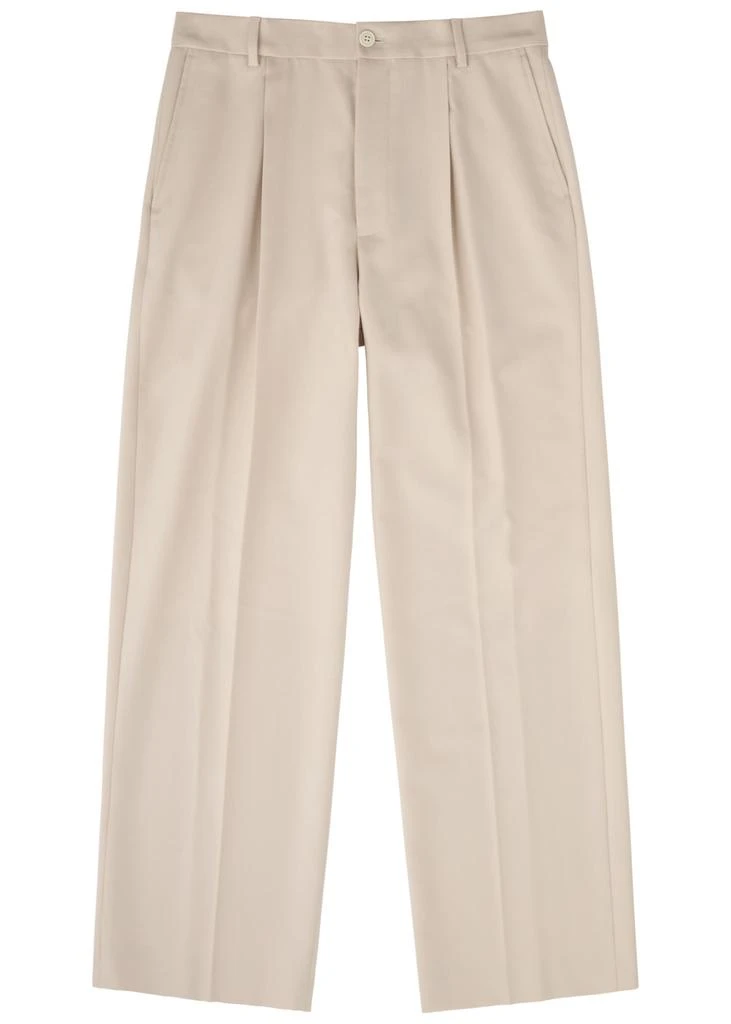 Dries Van Noten Wide-leg wool trousers 1