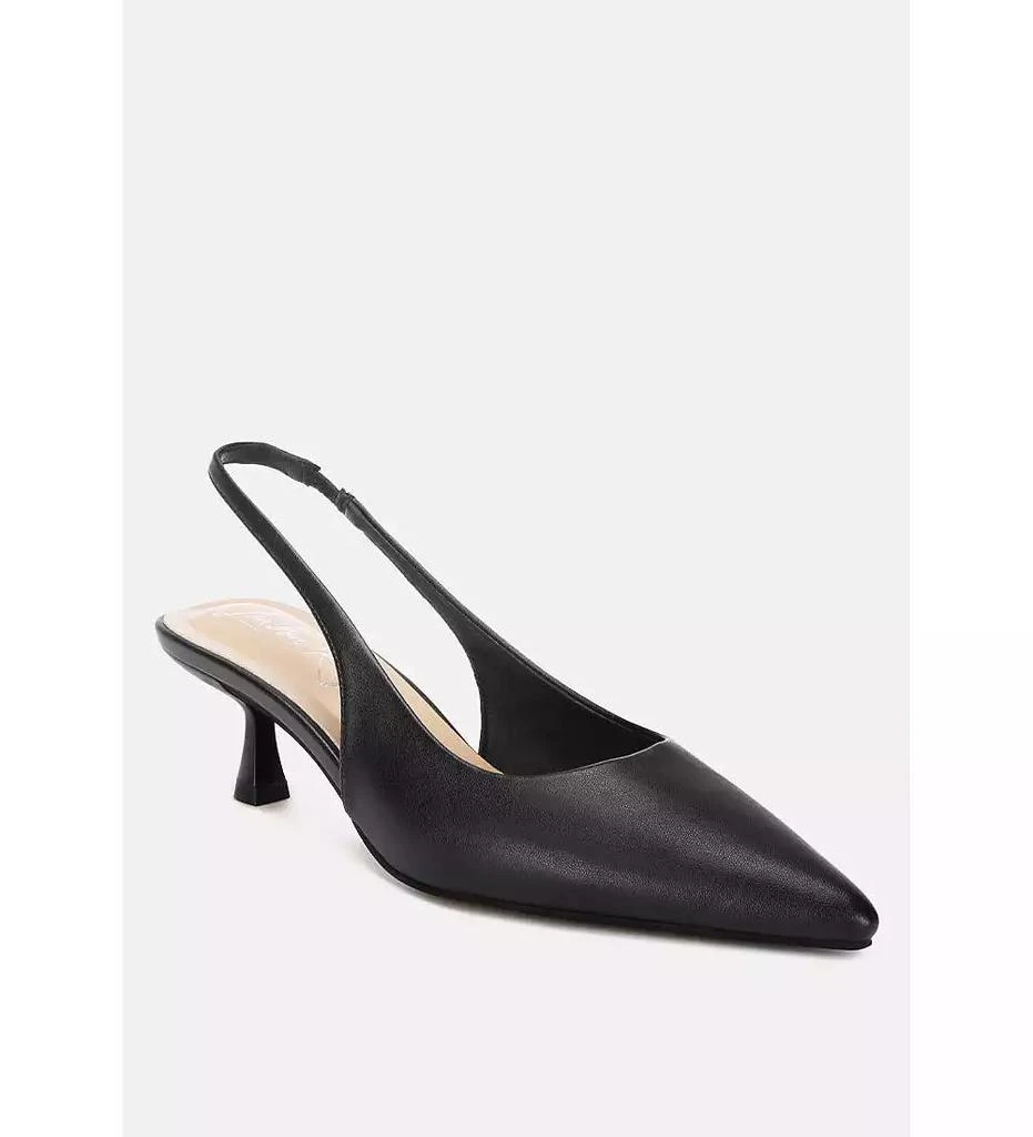 London Rag Women's Shala Kitten Heel Slingbacks new arrivals