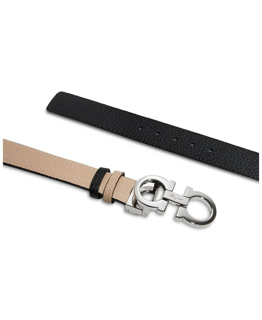 Salvatore Ferragamo Salvatore Women's Skinny Gancini Belt 4
