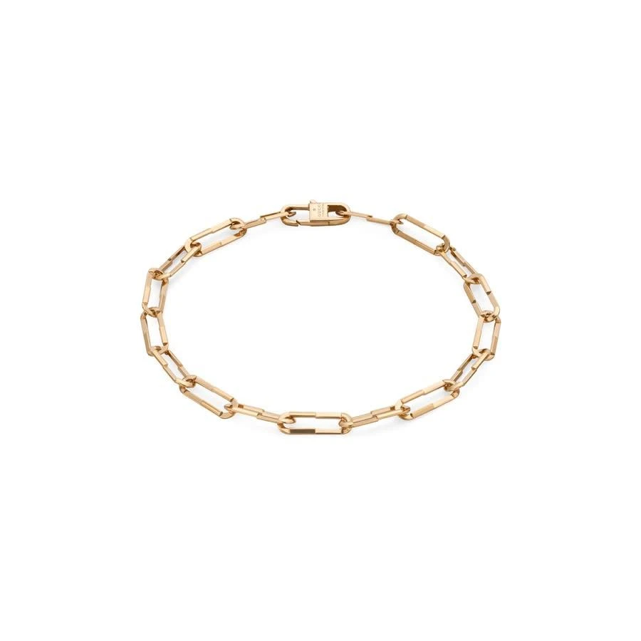 Gucci Link To Love 18Ct Rose Gold Chain Bracelet Size 18 1