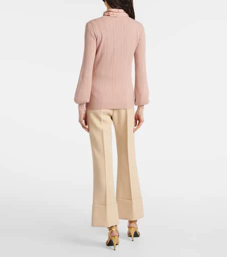 Valentino Pointelle virgin wool sweater 3