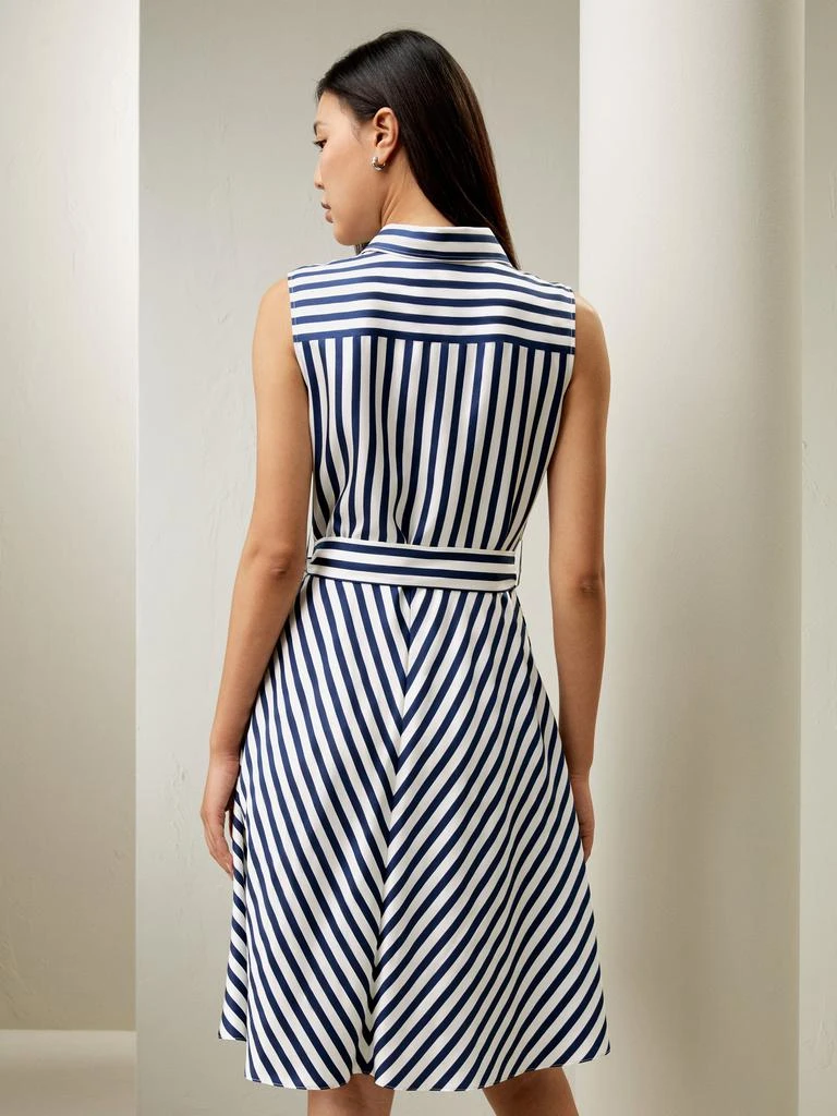 LILYSILK Silk Striped Sleeveless Dress for Women 2