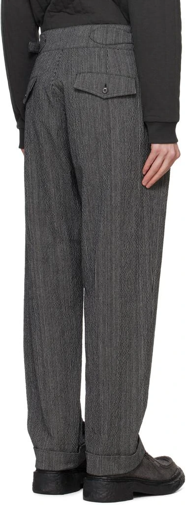 Craig Green Gray Double Pleat Trousers 3