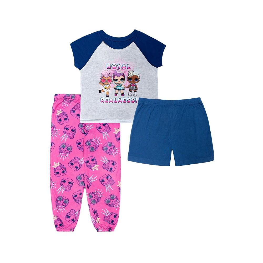 LOL Surprise! Little Girls Pajama Set, 3 Piece