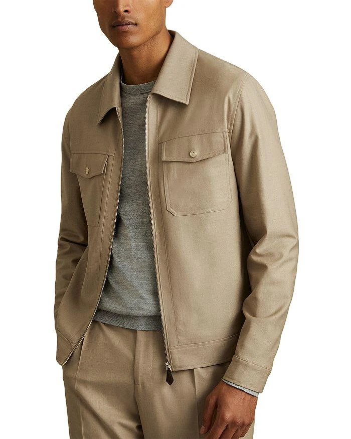 REISS Moleskin Regular Fit Trucker Jacket 1